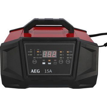 Зарядний пристрій для майстерень aeg wm15 з мікропроцесором, для акумуляторів 6в/2а, 12в/10а WM15 фото
