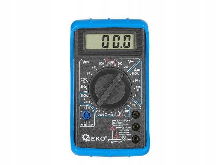 Цифровий мультиметр зі зумером geko g30823 G30823 фото