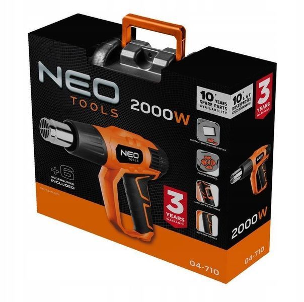 Термофен 2000 вт neo tools 04-710 Neo Tools 04-710 фото